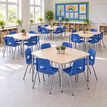 GH20 Stacking Chair Set of 20 in a bright UK classroom – lifestyle image 1