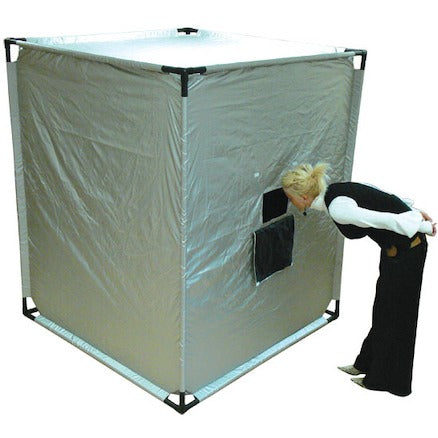 Giant Dark Den, This giant version of the Dark Den is ideal for creating a portable sensory room.Our giant dark den tent that can be packed away to save space, ideal for temporary mini sensory rooms, or classrooms. The giant size of the Dark Den makes it perfect for group activities or sleeping, creating an immersive experience for everyone to enjoy. This Giant Dark Den is ideal for children and adults with sensory processing disorders, autism, and ADHD. It can also be used as a tool for relaxation, mindful
