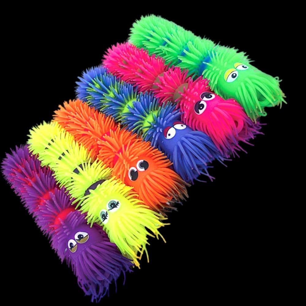 Giant Hairy Puffer, featuring vibrant and bold hues that are sure to catch anyone's attention. This unique stress relief toy is perfect for children and adults alike.Made with high-quality materials, the Giant Hairy Puffer is not only durable but also safe to play with. Its rubbery plumage adds an extra element of fun and satisfaction when squeezed and squished, providing a tactile experience like no other.Whether you need a moment to unwind after a stressful day or simply want to keep your hands occupied, 