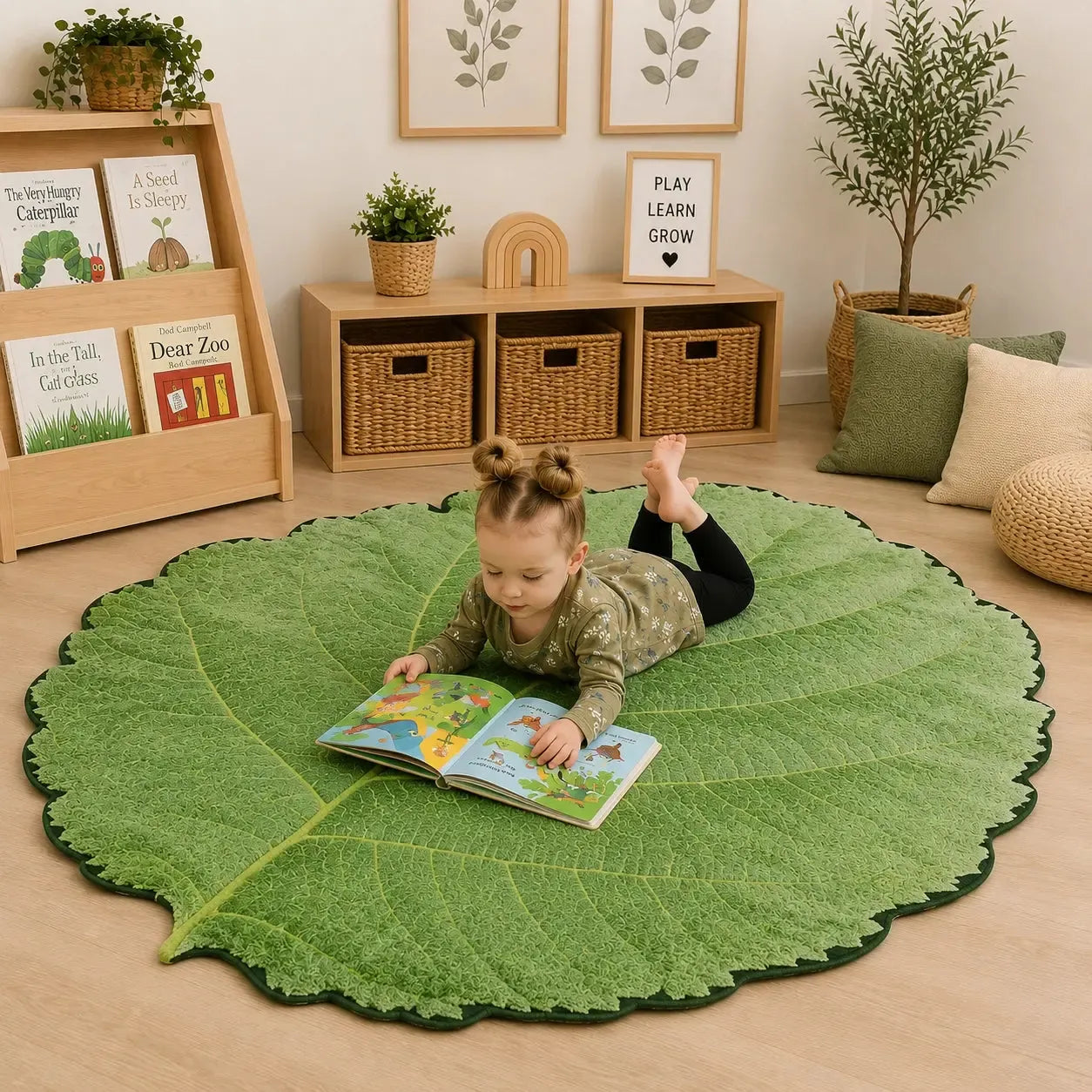 Giant Leaf Playmat,leaf playmat,Classroom rug, classroom playmat, EYFS ...
