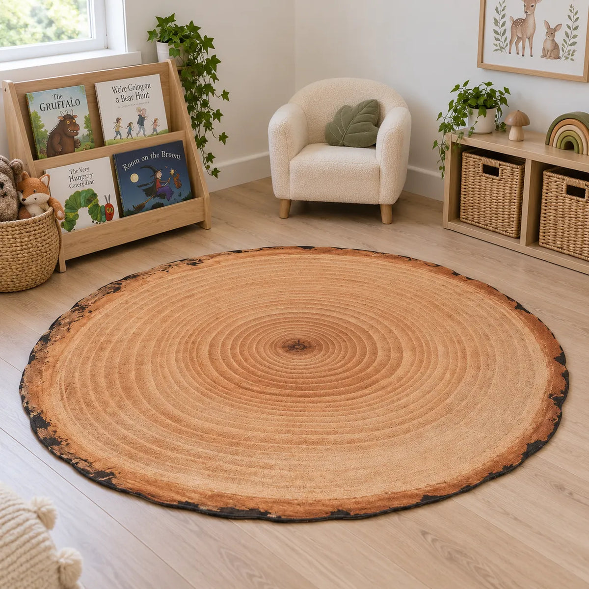 Giant Log Playmat in a natural early years indoor setting without children – image 3 of 8