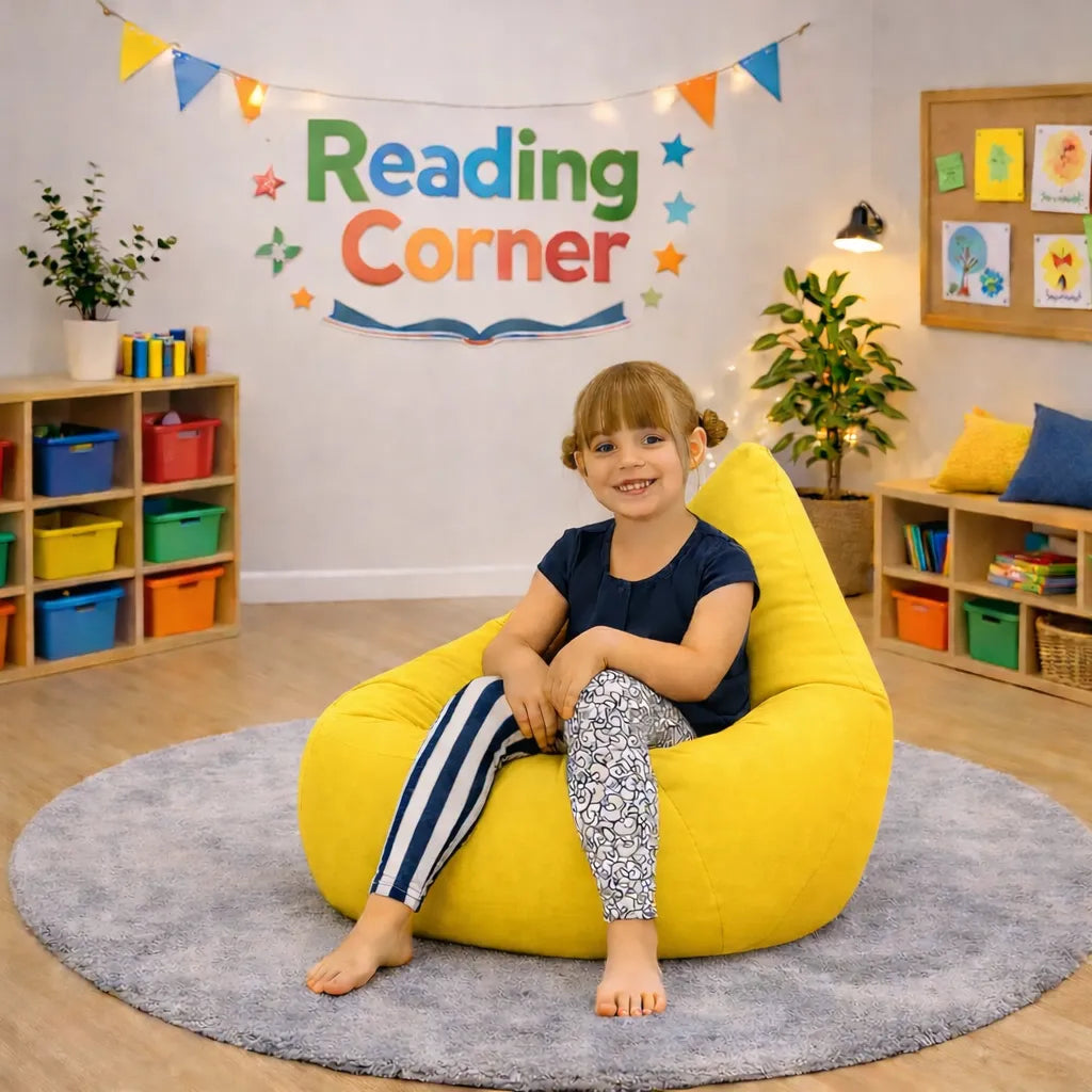 Giant Lounging Bean Bag Chair-Giant Lounging Bean Bag Chair