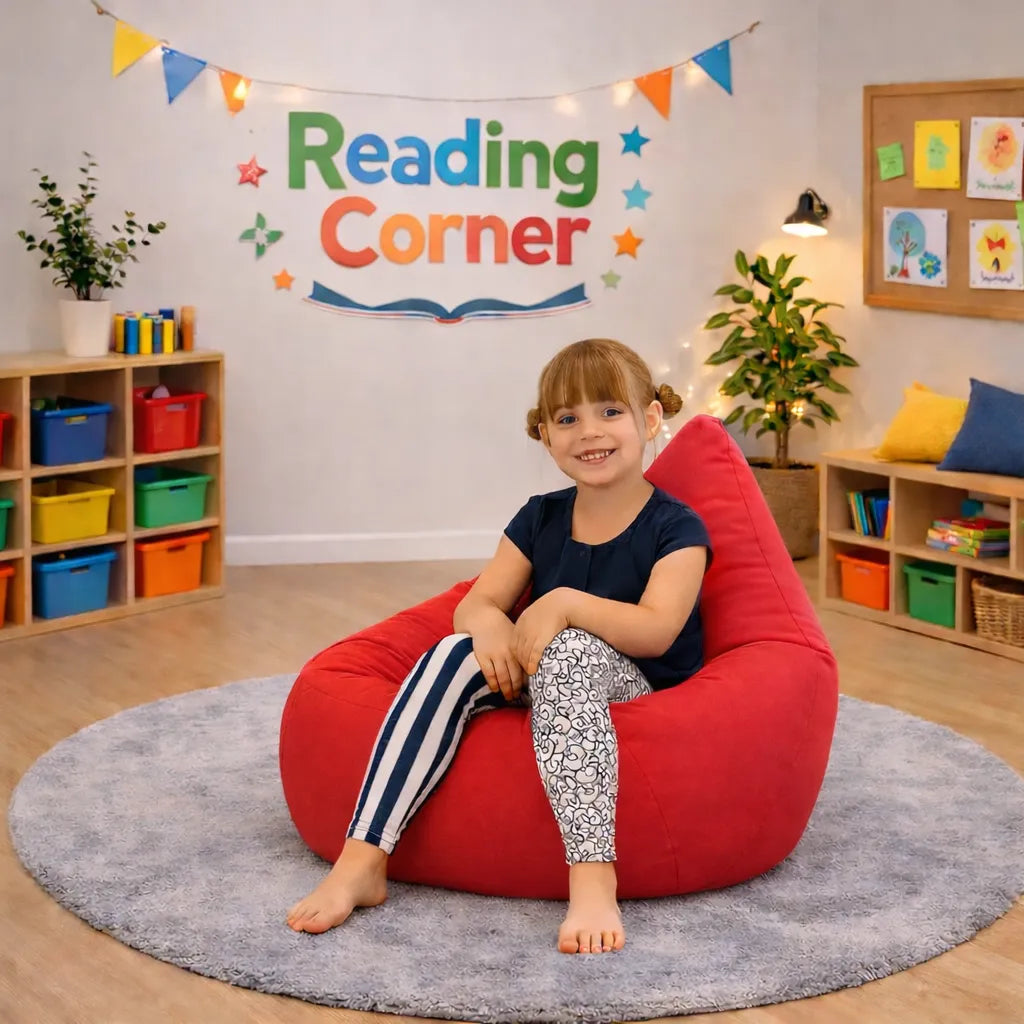 Giant Lounging Bean Bag Chair-Giant Lounging Bean Bag Chair