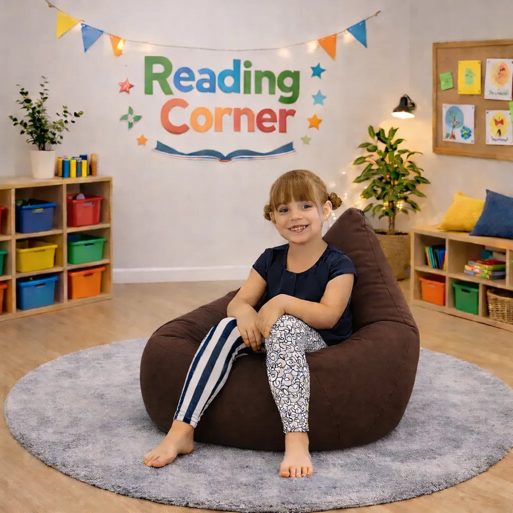 Giant Lounging Bean Bag Chair-Giant Lounging Bean Bag Chair