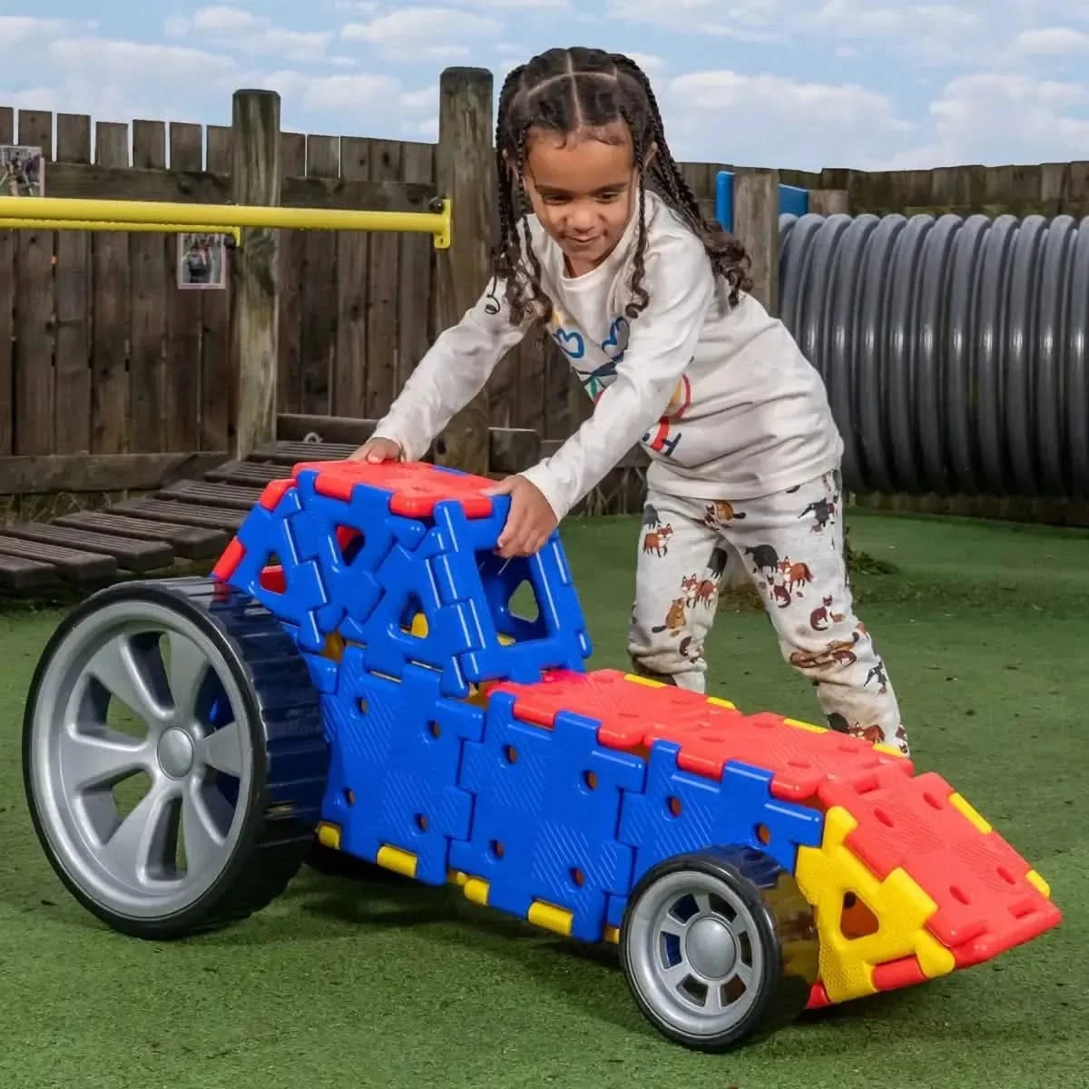 Giant Polydron Vehicle Builders Set-Giant Polydron Vehicle Builders Set