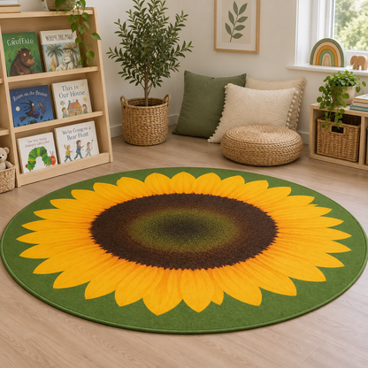 Giant Sunflower Mat in a natural indoor early years setting without children – image 2 of 8