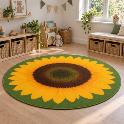Giant Sunflower Mat in a natural indoor early years setting without children – image 4 of 8