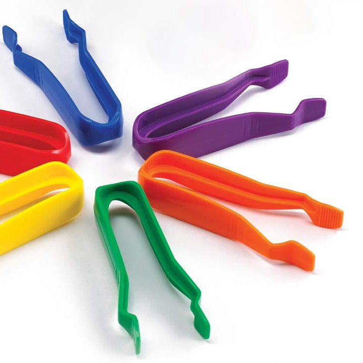 Giant Tweezers Set of 12, Enhance fine motor skills and hand-eye coordination with our Giant Tweezers Set of 12.These oversized giant tweezers provide children with a colorful and engaging way to develop essential motor skills within their fingers, wrists, and hands. Key Features of the Giant Tweezers Set: 12 Giant Tweezers: The set includes 12 giant tweezers in a vibrant mix of colors. This abundance of tweezers ensures that multiple children can participate simultaneously in fine motor skill development a