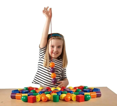Giant Wooden Lacing Beads-Giant Wooden Lacing Beads