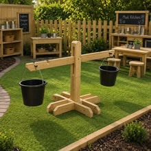 Giant Wooden Outdoor Scales-Giant Wooden Outdoor Scales