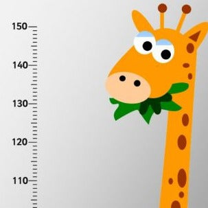 Giraffe Height Mirror, Presenting the Giraffe Height Mirror, a wonderful addition to any child's room or nursery! This acrylic mirror not only reflects their adorable faces but also serves as an engaging height chart. With clear centimeter markings extending up to 150cm, children can track their growth progress. It's not just a mirror; it's a fun and educational tool. You can even use a dry wipe marker to record your child's height over time, creating a personalized growth chart that's both memorable and pr