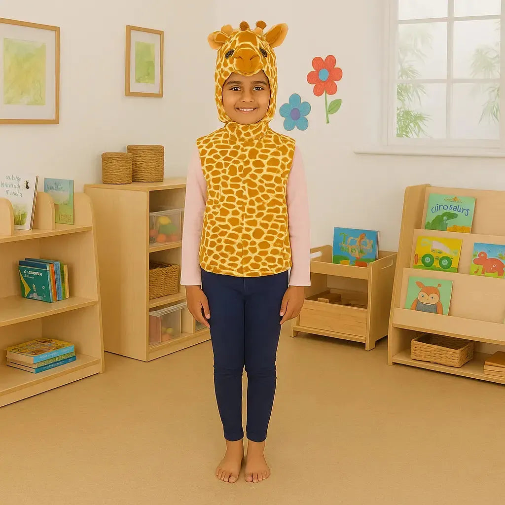 Giraffe Zip Top fancy dress-Giraffe Zip Top fancy dress