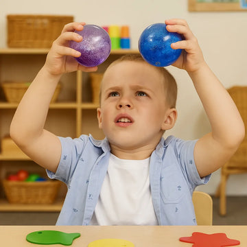 sensory glitter balls,glitter water balls,water balls with glitter