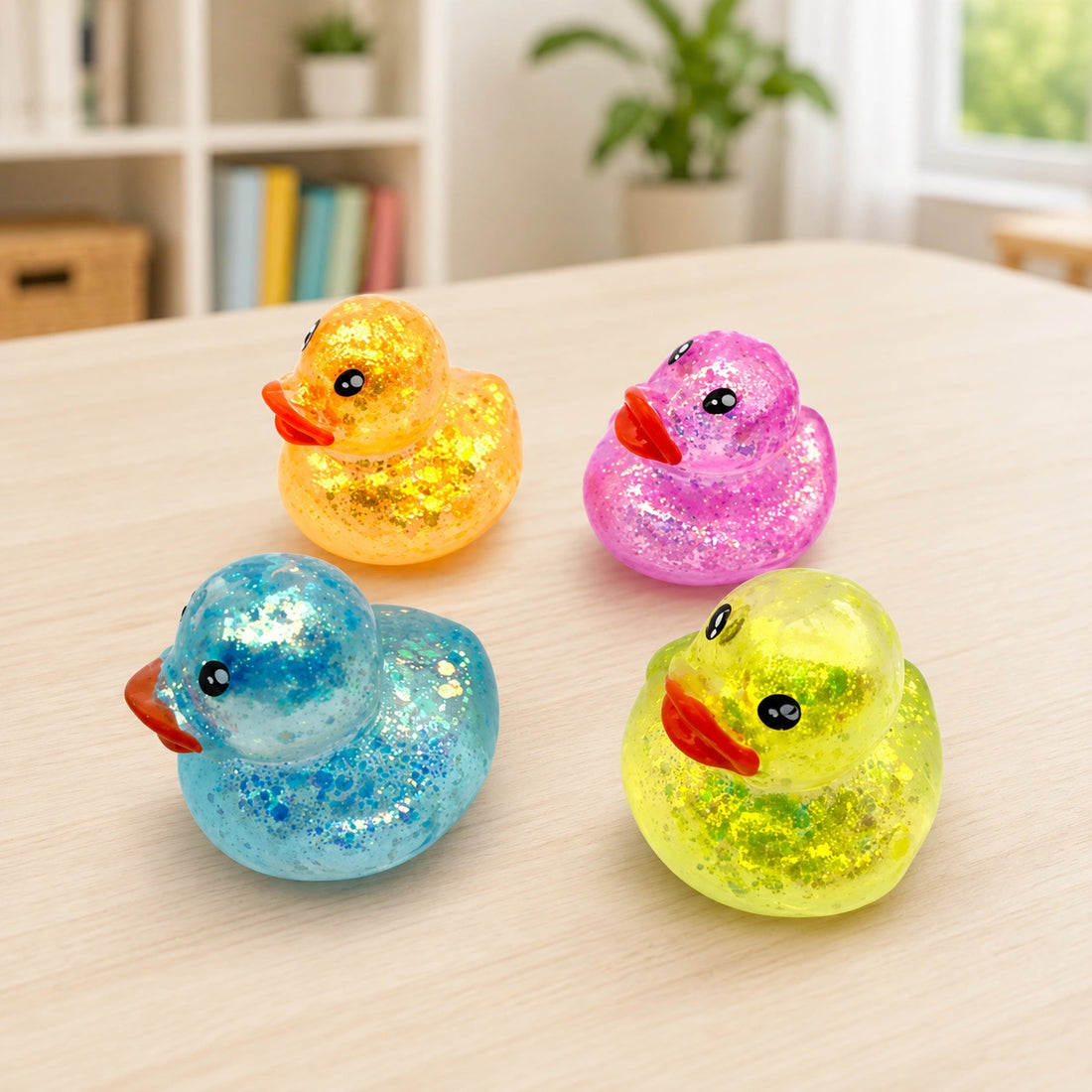 Glitter Duck Sugar Squishie-Glitter Duck Sugar Squishie