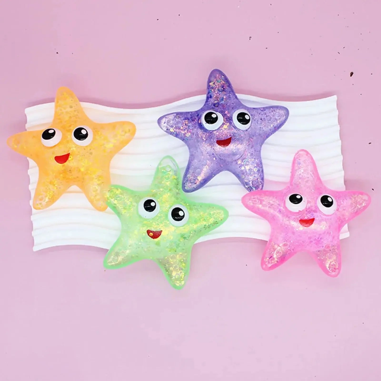 Glitter Maltose Squeeze Star-Glitter Maltose Squeeze Star