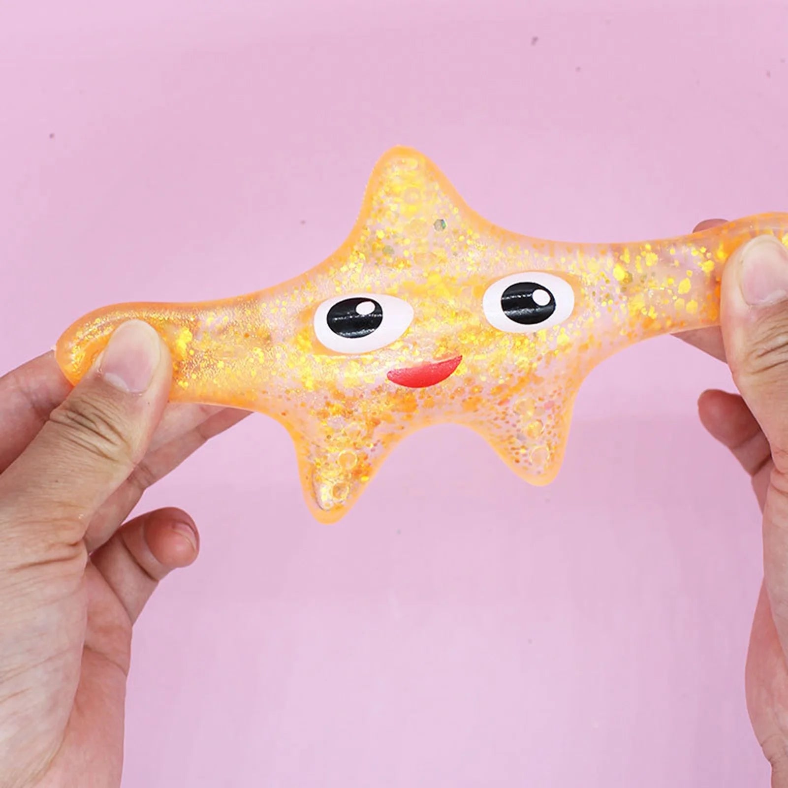 Glitter Maltose Squeeze Star-Glitter Maltose Squeeze Star