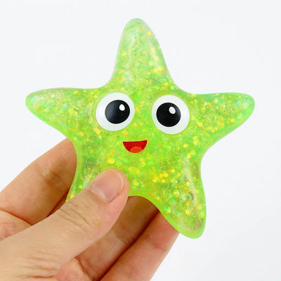 Glitter Maltose Squeeze Star-Glitter Maltose Squeeze Star