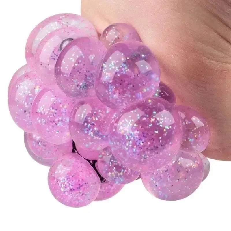 Glitter Squeezy Mesh Ball-Glitter Squeezy Mesh Ball