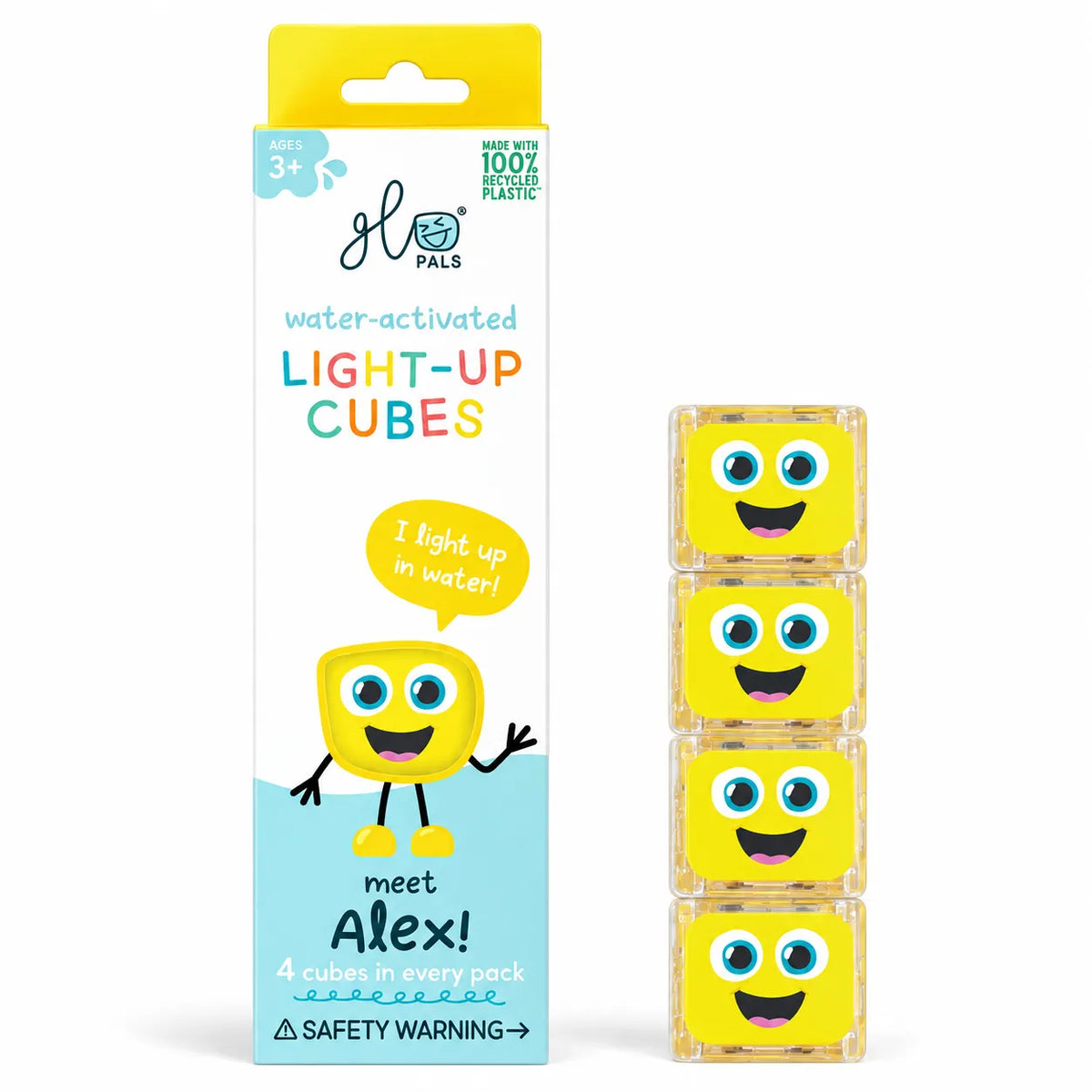 Glo Pals Light up Sensory Cubes - 4 Pack-Glo Pals Light up Sensory Cubes - 4 Pack