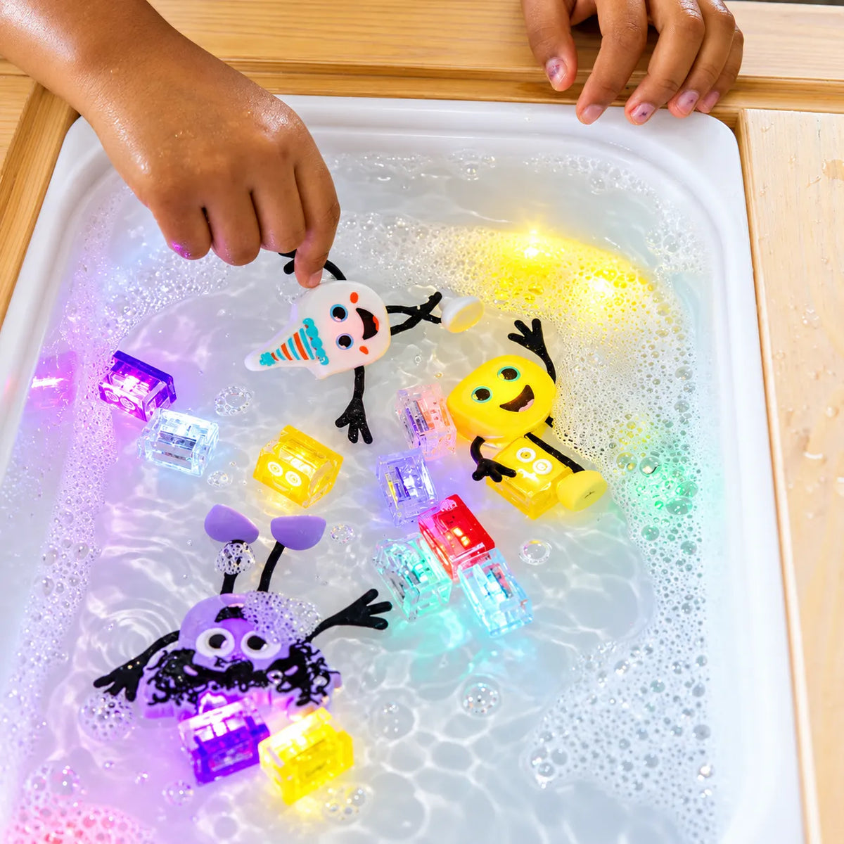 Glo Pals Light up Sensory Cubes - 4 Pack-Glo Pals Light up Sensory Cubes - 4 Pack