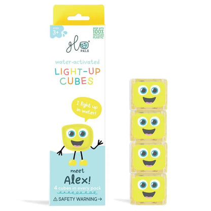 Glo Pals Light up Sensory Cubes - 4 Pack-Glo Pals Light up Sensory Cubes - 4 Pack
