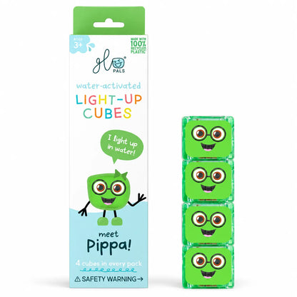 Glo Pals Light up Sensory Cubes - 4 Pack-Glo Pals Light up Sensory Cubes - 4 Pack