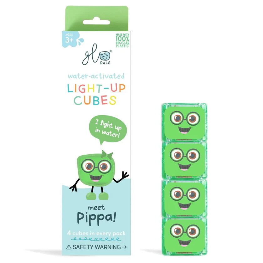 Glo Pals Light up Sensory Cubes - 4 Pack-Glo Pals Light up Sensory Cubes - 4 Pack