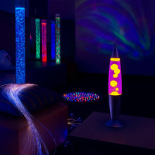 Global Gizmos Purple & Yellow Retro Lava Lamp-Global Gizmos Purple & Yellow Retro Lava Lamp