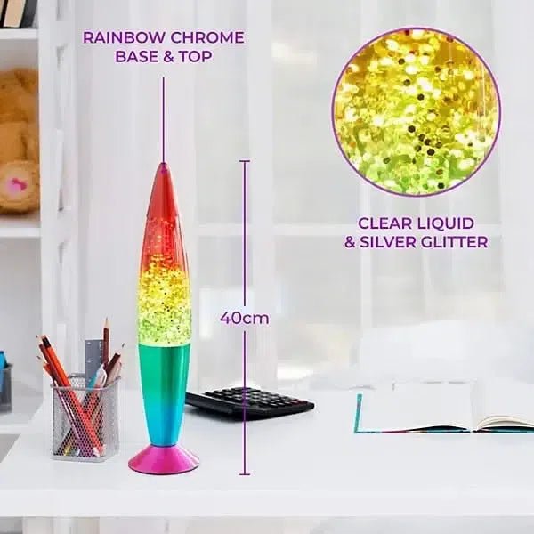 Global Gizmos Rainbow Lava Lamp-Global Gizmos Rainbow Lava Lamp
