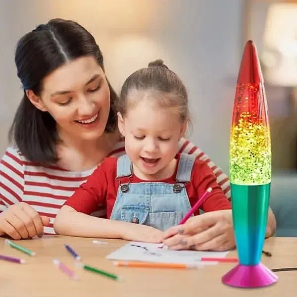 Global Gizmos Rainbow Lava Lamp-Global Gizmos Rainbow Lava Lamp