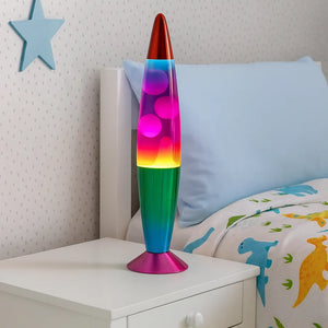 Global Gizmos Rainbow Lava Lamp-Global Gizmos Rainbow Lava Lamp