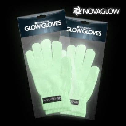 Glow gloves, Both fun and functional, these glow in the dark gloves are great for dark rooms or sensory rooms, but are also intended for sign-language users to use at night. Using the latest photo-luminescent materials the Glow gloves charge up from the sun or any bright light source, so they can be used again and again – the Glow gloves just keep on glowing for up to two hours per charge! The Glow in the dark gloves were originally designed to solve the issues that sign-language users had communicating in 