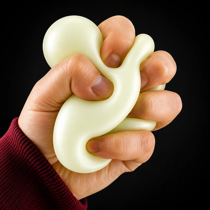 Glow in the Dark Squish Ball Fidget Toy-Glow in the Dark Squish Ball Fidget Toy