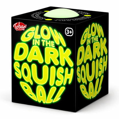 Glow in the Dark Squish Ball Fidget Toy-Glow in the Dark Squish Ball Fidget Toy