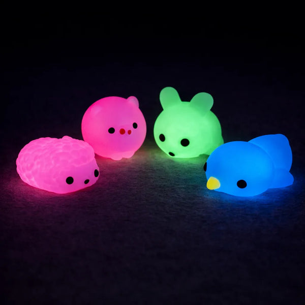 Glow in the Dark Squish Meez-Glow in the Dark Squish Meez