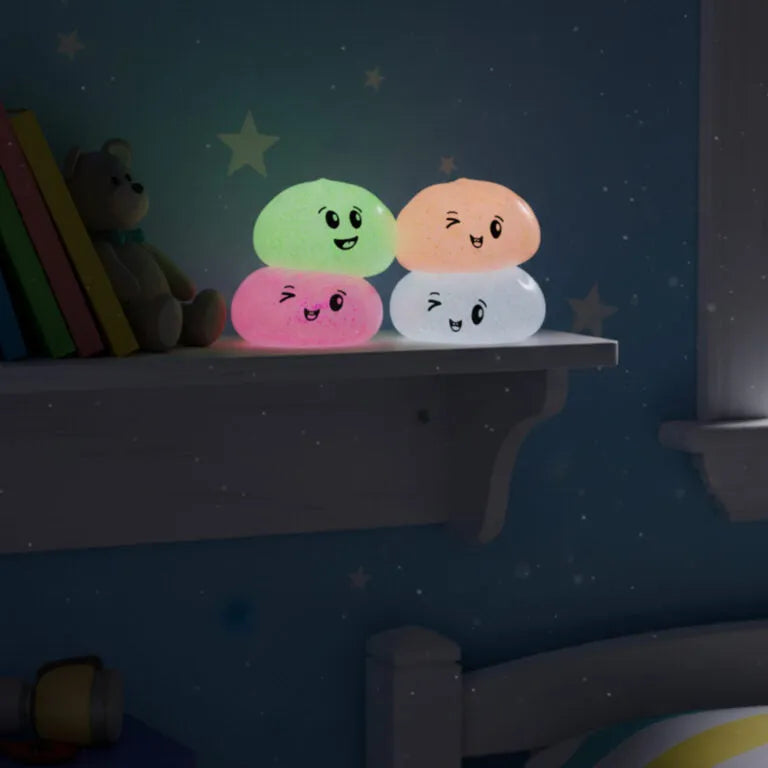 Glow In The Dark Squishy Bao Dumpling-Glow In The Dark Squishy Bao Dumpling