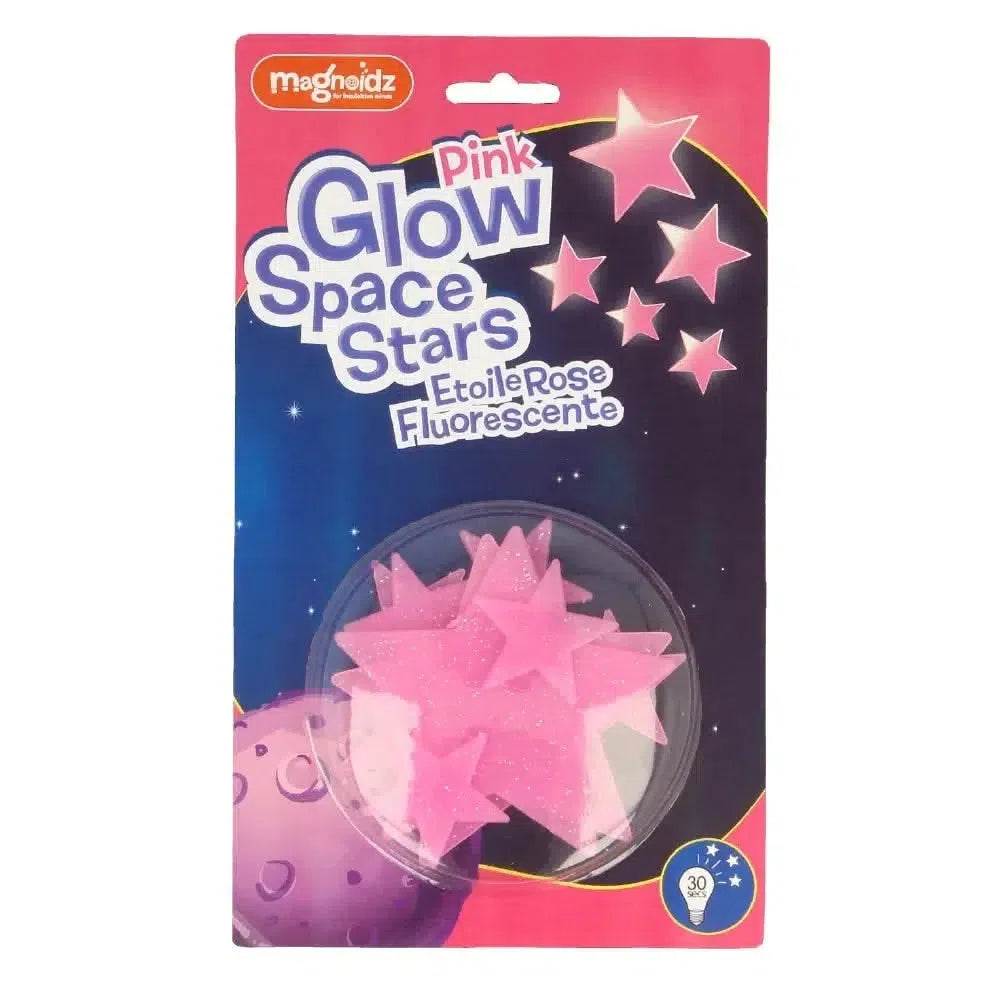 Glow stars pink glitter-Glow stars pink glitter