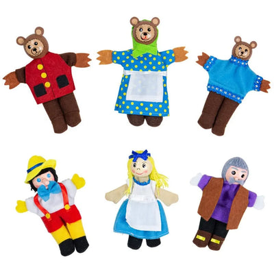 Goldilocks Finger Puppets-Goldilocks Finger Puppets
