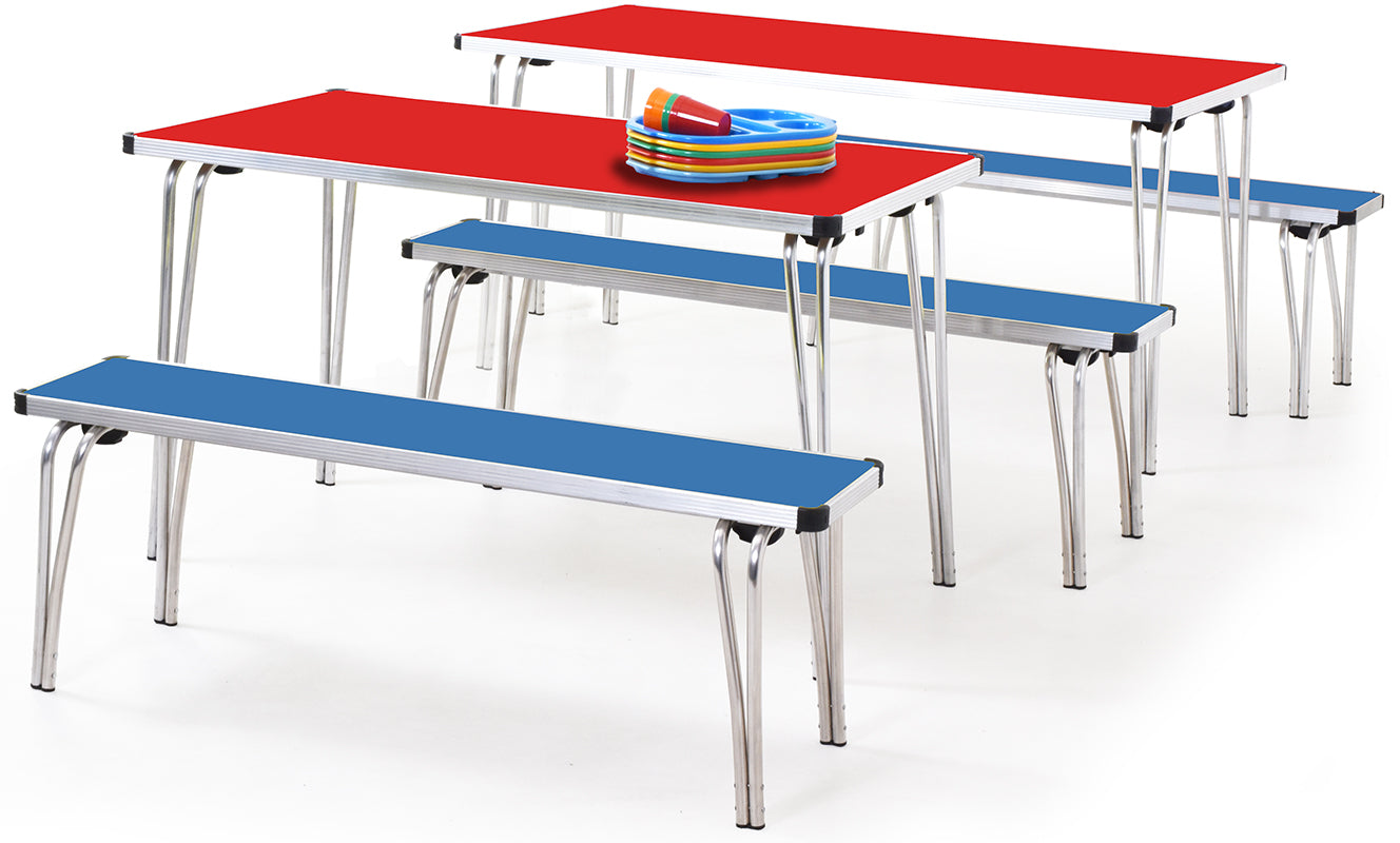 Gopak Contour 25 Stacking Bench, Gopak Contour 25 Stacking Bench are designed to match with Gopak Contour Folding Tables, these lightweight stacking benches are strong, robust and portable. A popular choice for school dining, youth organisations and for occasional seating, our stacking benches offer a simple alternative to traditional chairs, maximising seating capacity. An economical solution to save time in set up and clearance as well as requiring less storage space than conventional seating, as they are