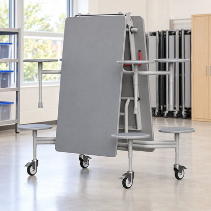 GoRoll Folding Table 8ft with 8 Stools – UK school lifestyle image 5
