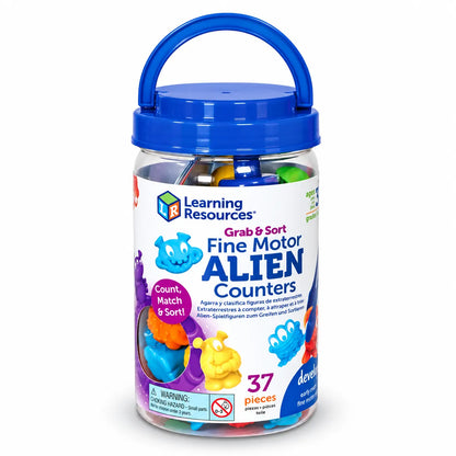 Grab & Sort Fine Motor Alien Counters-Grab & Sort Fine Motor Alien Counters