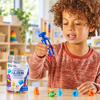 Grab & Sort Fine Motor Alien Counters-Grab & Sort Fine Motor Alien Counters