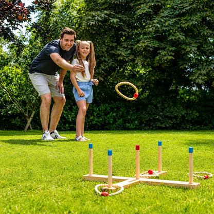 Grasshopper Games Wooden Ring Toss-Grasshopper Games Wooden Ring Toss