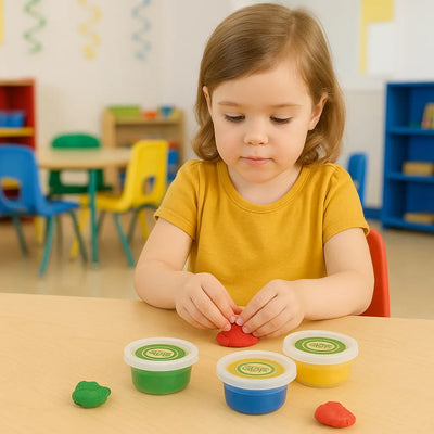 Green Toys Dough 4 Pack Activity Set-Green Toys Dough 4 Pack Activity Set
