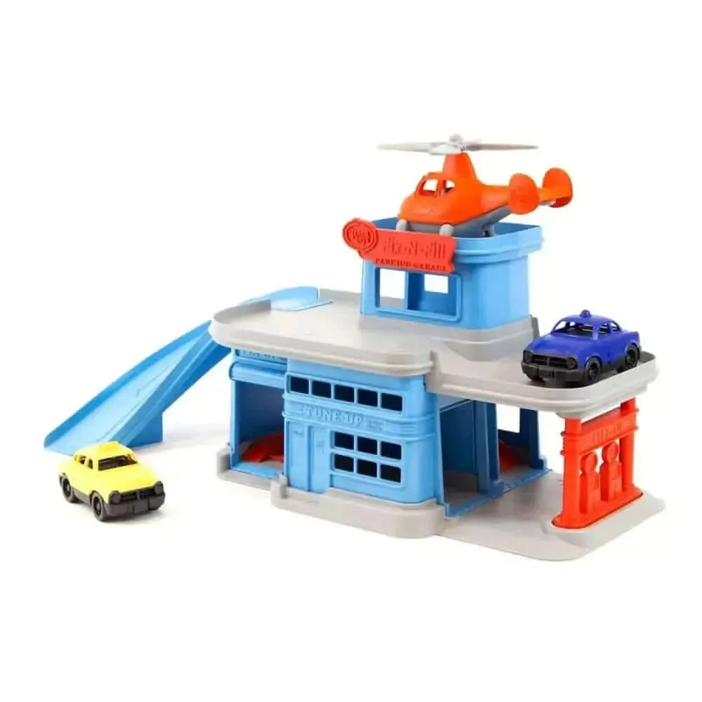 Green Toys Parking Garage-Green Toys Parking Garage