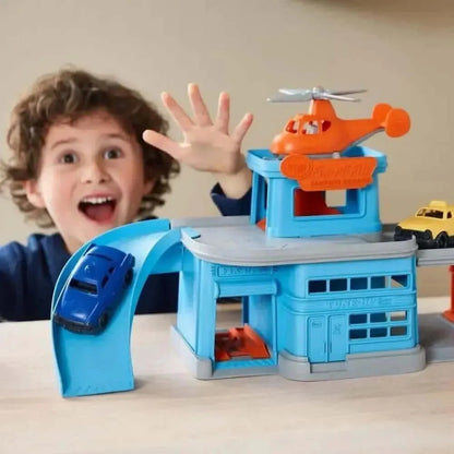 Green Toys Parking Garage-Green Toys Parking Garage