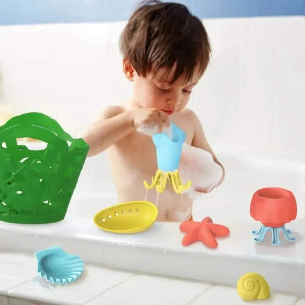 Green Toys Tide Pool Bath Set-Green Toys Tide Pool Bath Set