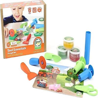 Green Toys Tool Essentials Dough Set-Green Toys Tool Essentials Dough Set