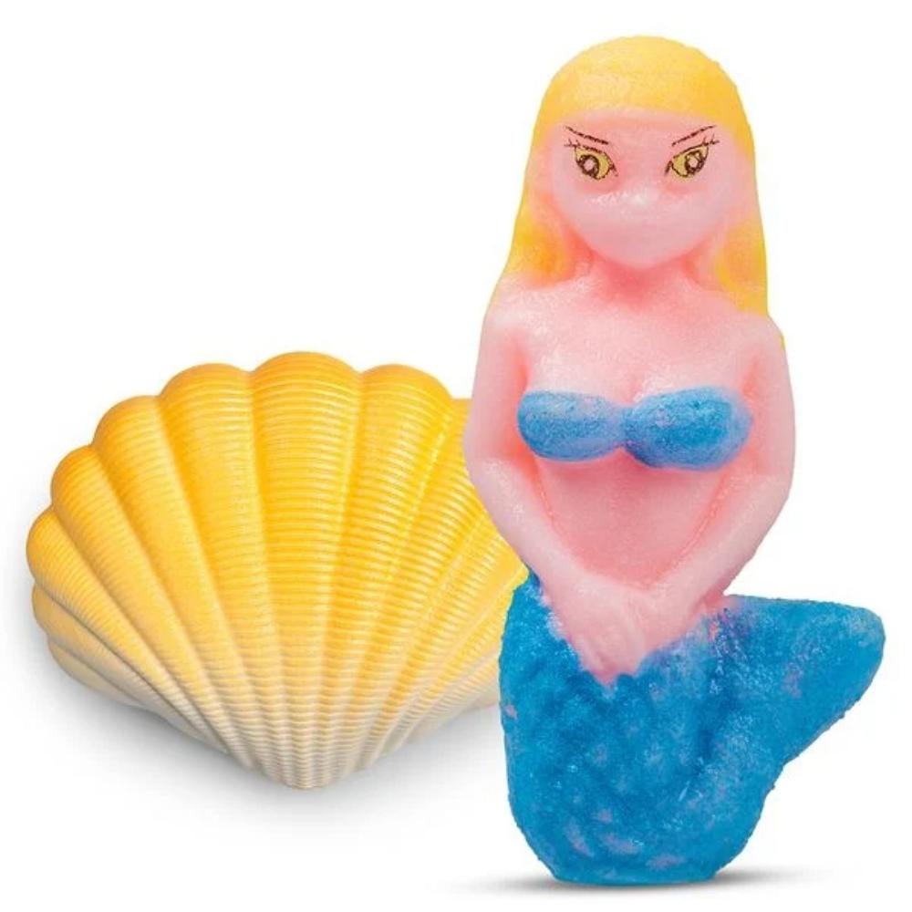 Growing Hatching Mermaid, Brightly coloured clam shell with a mermaid hidden inside. Completely submerge the shell in water and leave it for four days. Check back regularly and you'll notice a magical creature start to grow from the top of the shell, slowly emerging over several hours. Wait the full four days to discover the fully grown mermaid completely hatched. Novelty growing mermaid Submerge clam shell in water Mermaid grows over four days Approximately 7-8cm, Growing Hatching Mermaid,Mermaid toys, mer