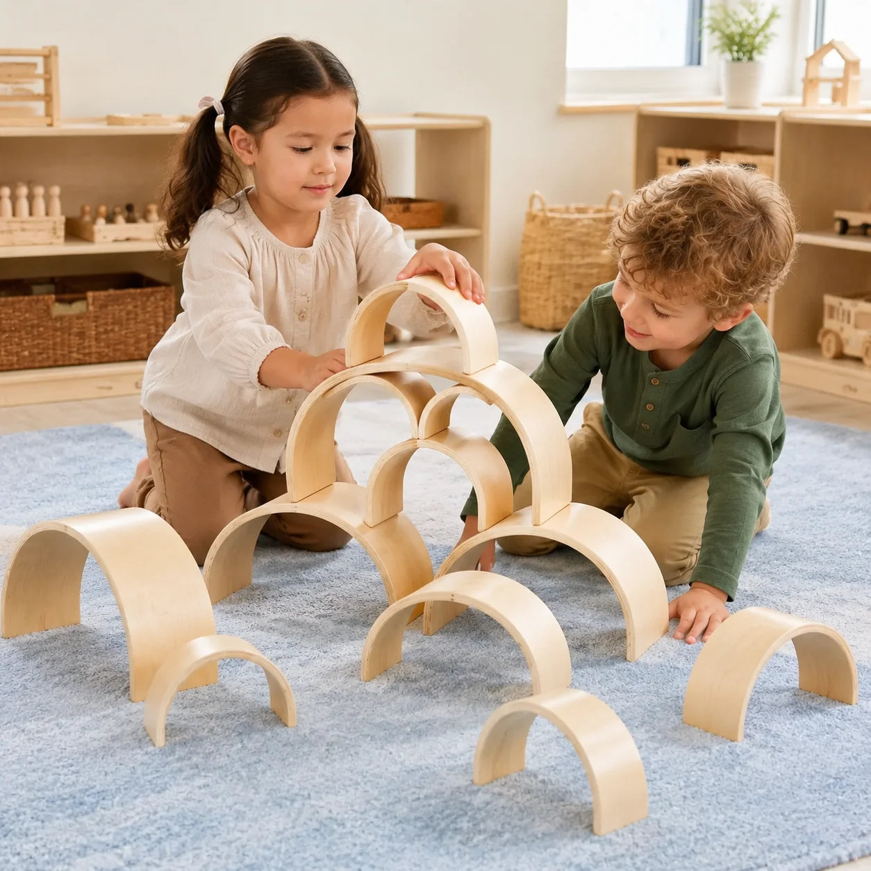 Guidecraft Arches and Tunnels-Guidecraft Arches and Tunnels